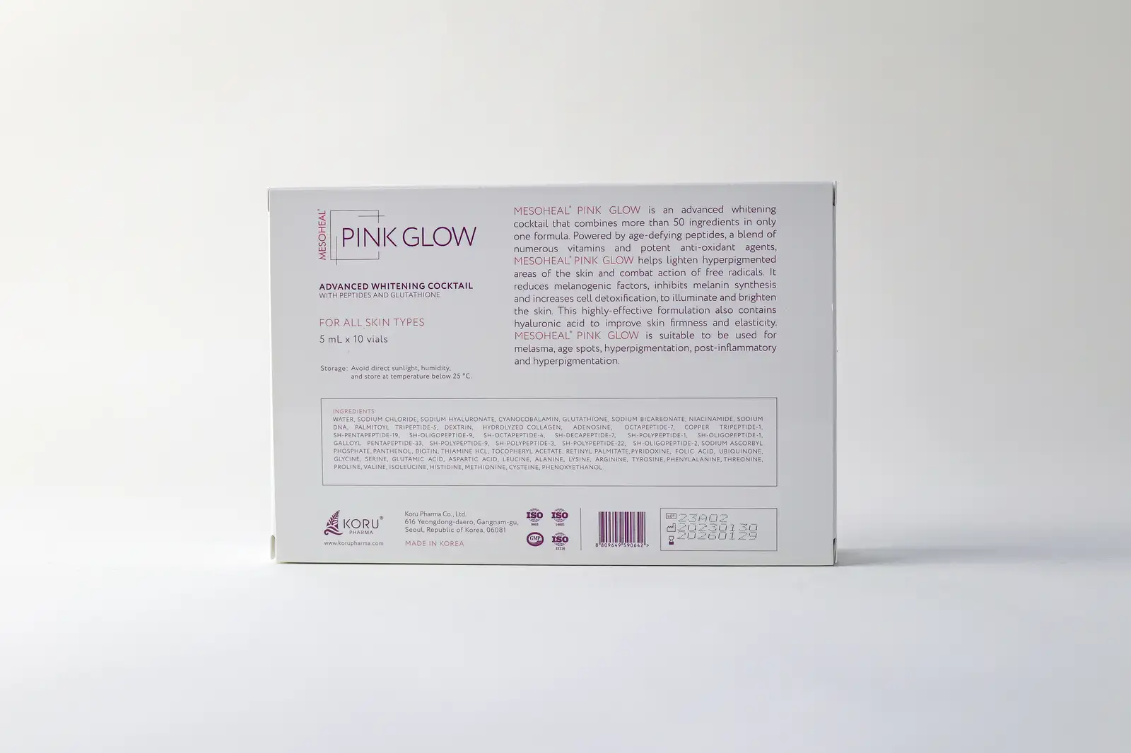 Mesoheal Pink Glow