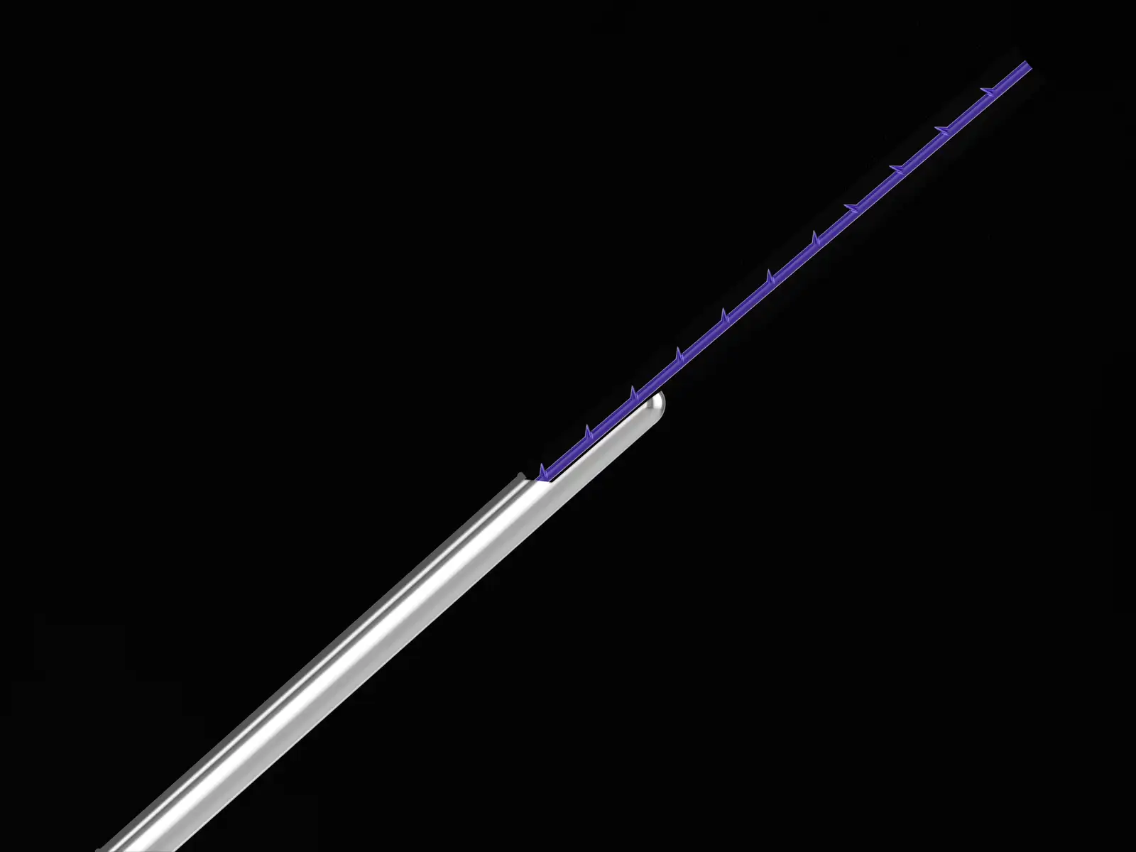 Mirror Cannula 17G 100 mm